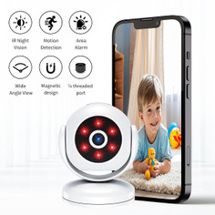 4K Wireless Home Camera Baby Monitor 2.4Ghz Wifi Auto Tracking Panoramic Cameras Webcam Monitor product